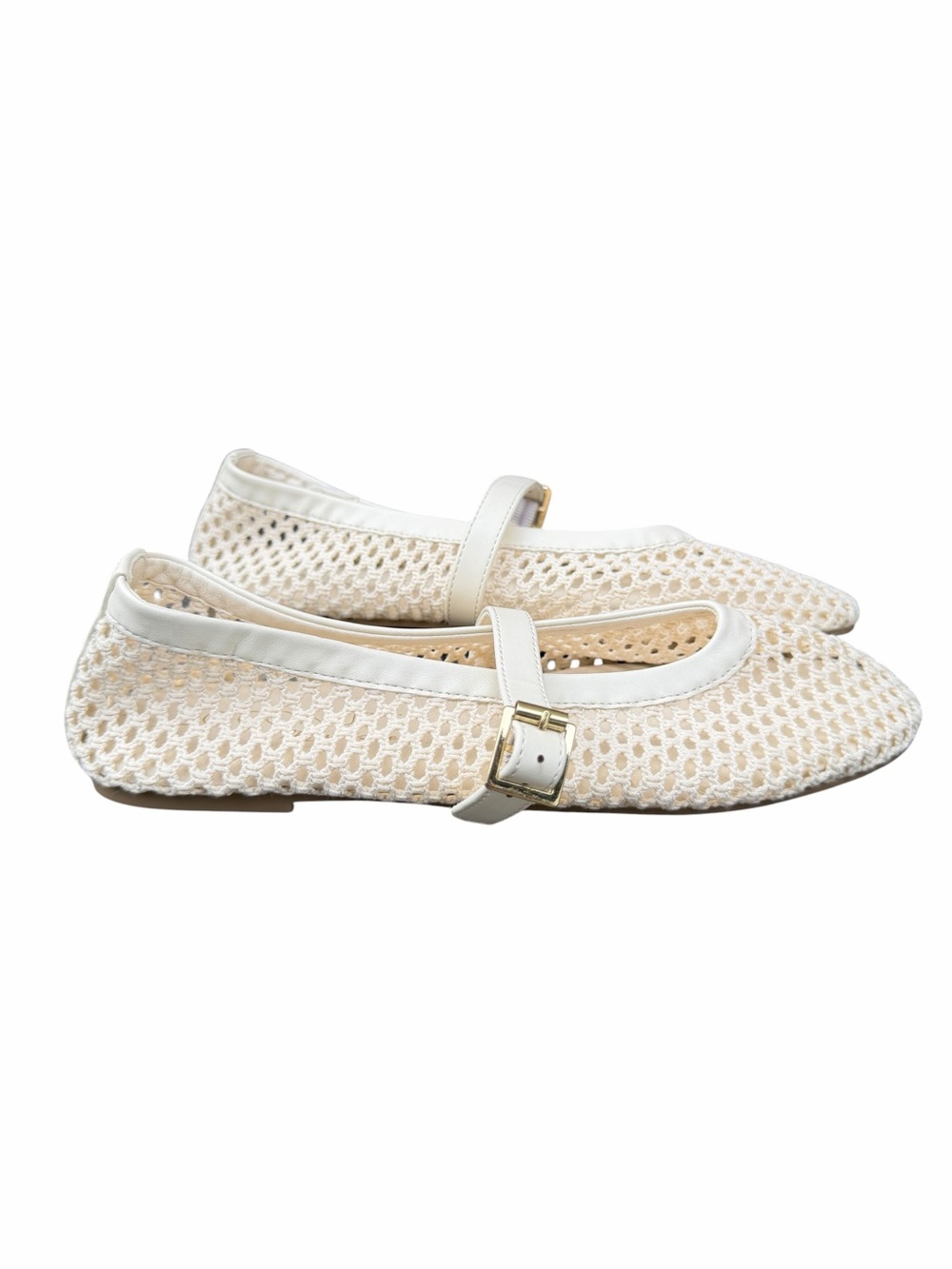 Coconuts by Matisse Cream Mesh Mary Jane Flats size 8 - Picture 3 of 7